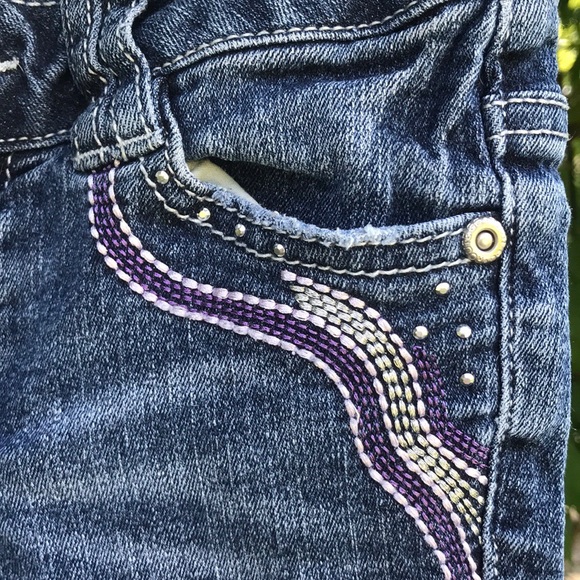 Route 66 Embroidered Jean Shorts Shopkins Tie Tee - Picture 15 of 16